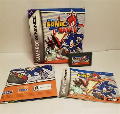 Sonic Battle For Nintendo Gba Cib On Mercari Nintendo Game Boy