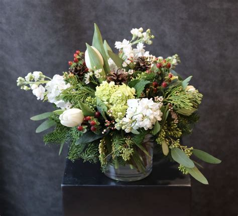 Christmas Arrangements Centerpieces Hydrangea Flower Arrangements