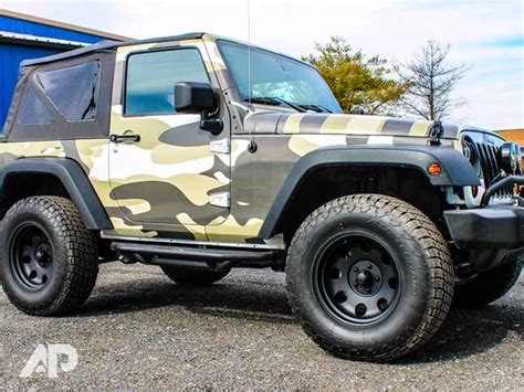 Camo Jeep Vehicle Wrap Absolute Perfection Baltimore Md