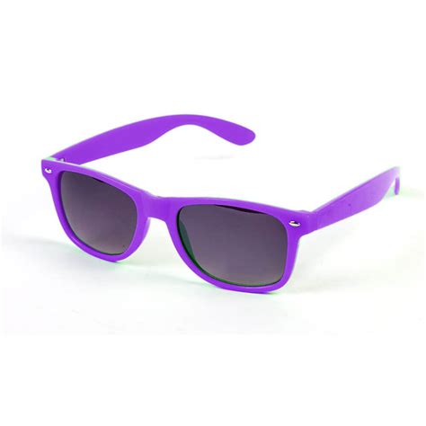 Sdtek Purple Retro Sunglasses Unisex Wayfarer Summer 6 Colours