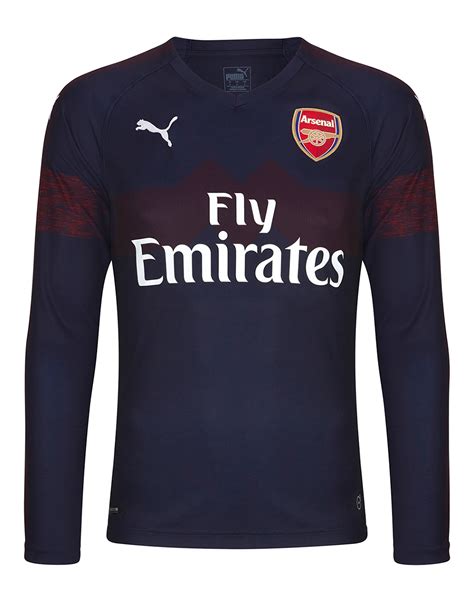 Arsenal 1819 Away Jersey Long Sleeve Life Style Sports
