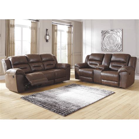 Ashley Furniture Leather Sofa Set Baci Living Room