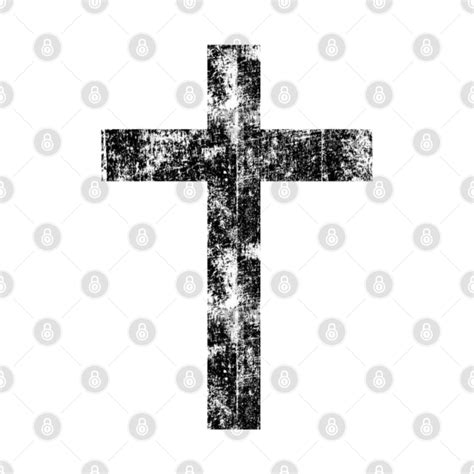 Distressed Christian Cross Cross T Shirt Teepublic