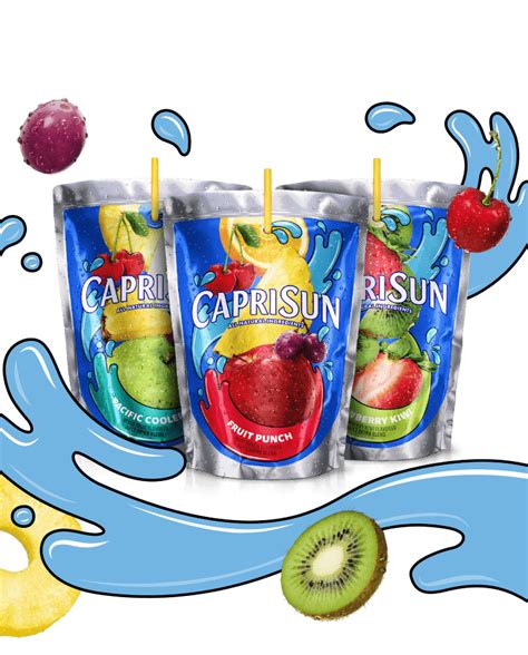 Refreshing Kids Juice Pouches And Boxes Capri Sun