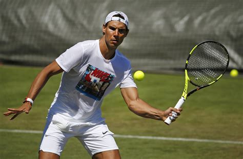 Wimbledon 2017 Sunday Practice Photos Video Rafael Nadal Fans