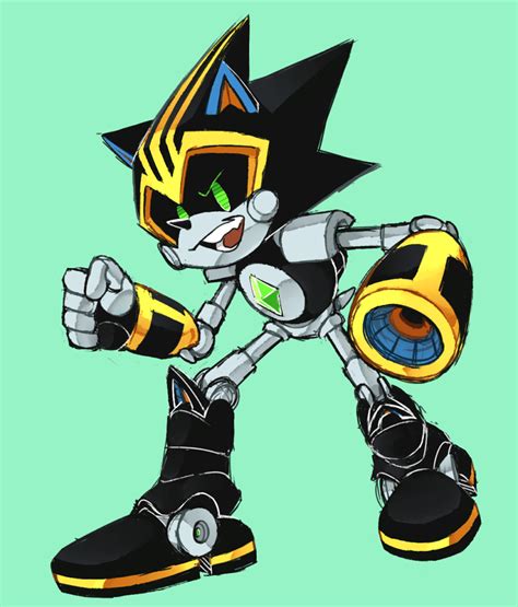 Shard The Metal Sonic Art Sonic Fan Art Sonic Fan Characters