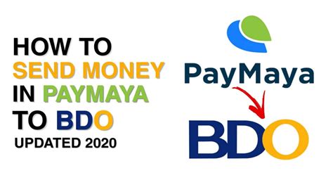 How To SEND MONEY From PayMaya To BDO NO CHARGE Step By Step For