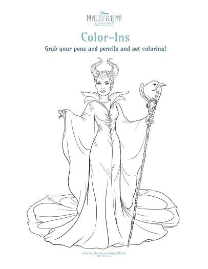 Coloring pages of sleeping beauty sleeping beauty castle. Disney Maleficent Printable Coloring Sheet | Mama Likes This