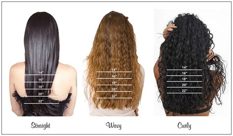 Hair Chart 16 Inch Hair Hair Length Chart Remy Human Hair Extensions