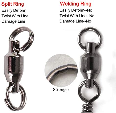 Fishing Ball Bearing Swivel With Coastlock Snap High Strength Copper