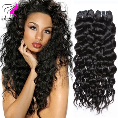 4 Bundles Raw Virgin Indian Hair Natural Wave 100 Human Hair 7a