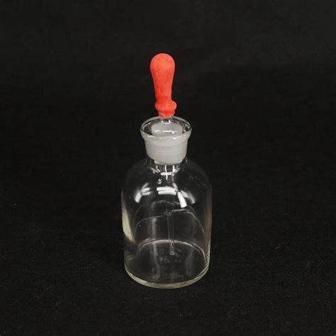 125ml Clear Glass Dropping Bottle Pipette With Ground Stopper And