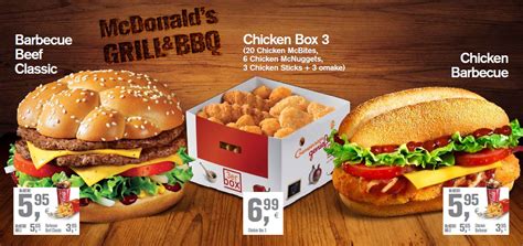 Chicken Box Mc Donald Cena - Barbecue Beef Classic, Chicken Box 3 in Chicken Barbecue akcijska ponudba v McDonald's Slovenija
