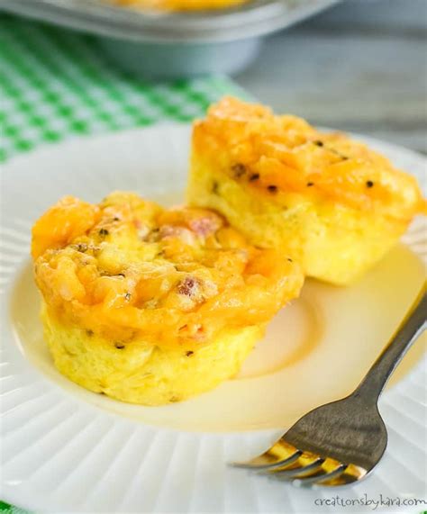 Ham And Cheese Egg Muffin Cups Recipe Creations By Kara