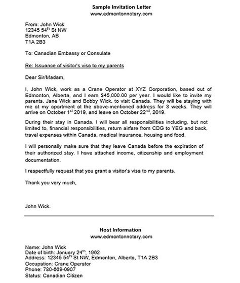 I always suggest that the letter be addressed to your spouse. Invitation Letter for US Visa and Things to Know About It ...
