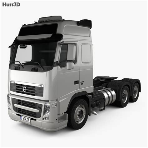 Volvo Fh Tractor Truck 3 Axle 2012 3d Model Vehicles On Hum3d