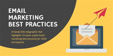 10 Email Marketing Best Practices That Work In 2020 Infographic