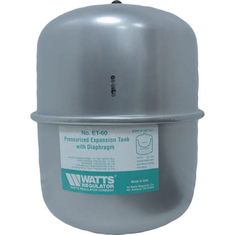 Watts Et 60 66 Gallon Potable Water Expansion Tank Plumbersstock