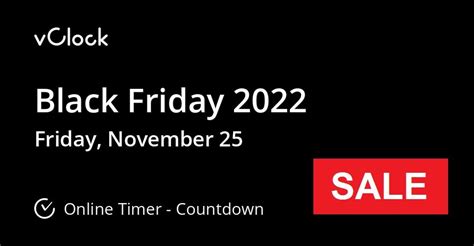 What Not To Buy On Black Friday 2022 - When is Black Friday 2022 - Countdown Timer Online - vClock