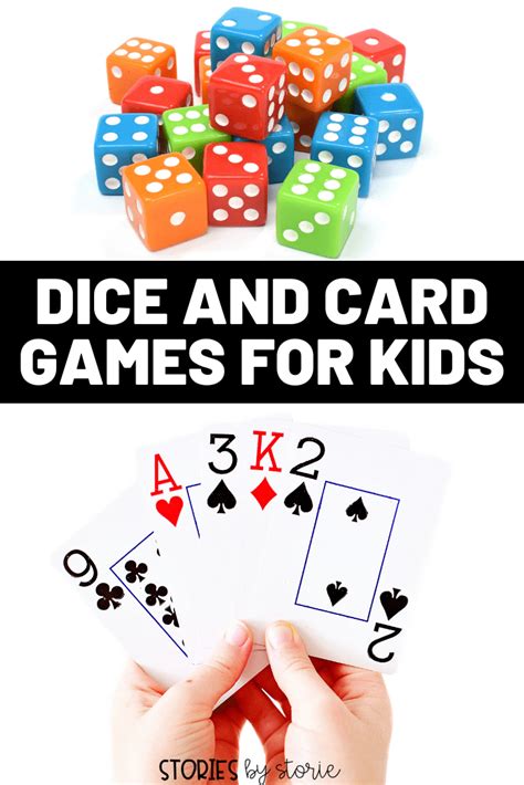 Dice And Card Games For Kids Card Games For Kids Card Games Games