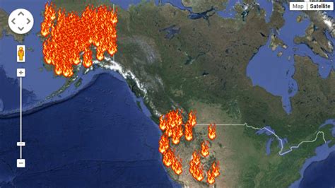 Us Active Wildfires Map