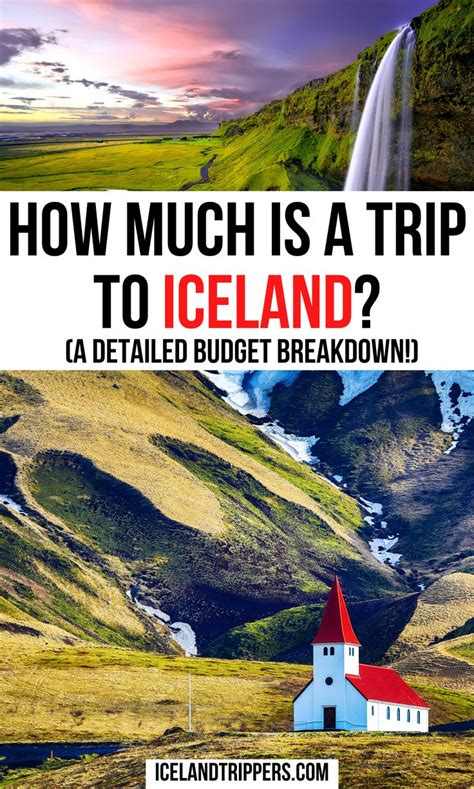 The Iceland Landscape With Text Overlaying How Much Is A Trip To Iceland