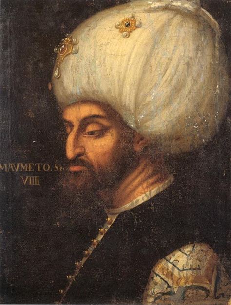 Mehmed Ii Veronese 16th Century Mehmed The Conqueror Portrait