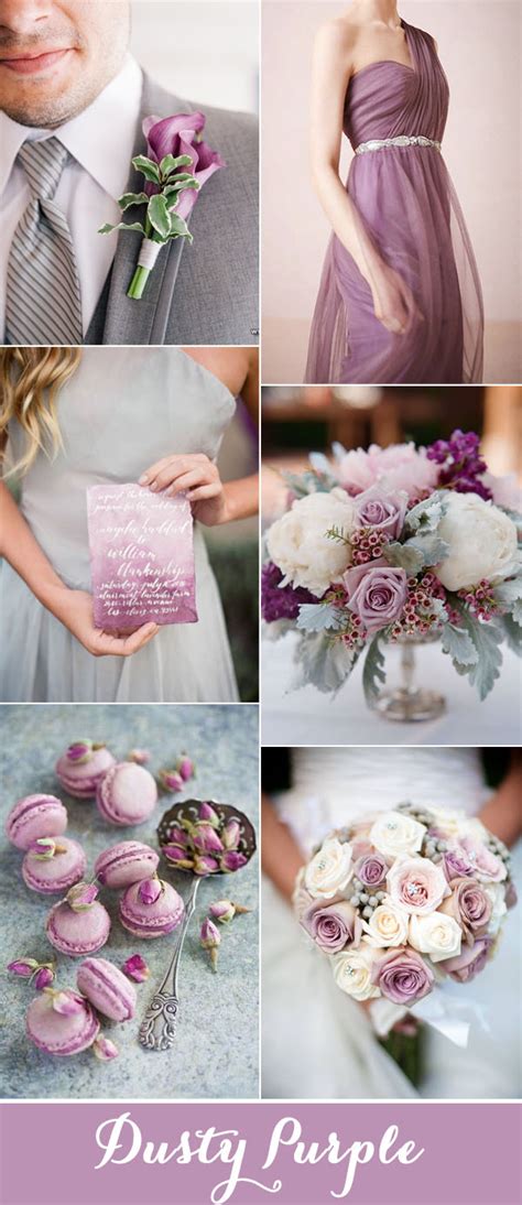 Top 7 Purple And Grey Wedding Color Palettes For 2017 Stylish Wedd Blog