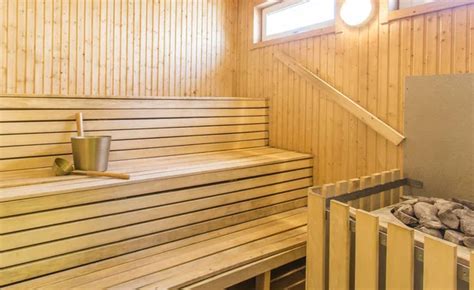 Sauna Interior Of A Relaxing Finnish Sauna Stock Image Everypixel