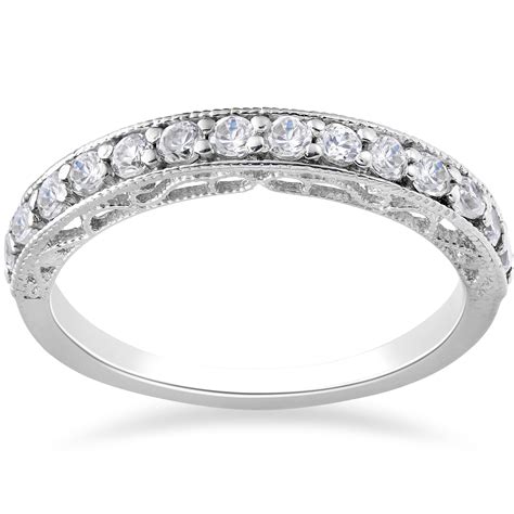 14ct White Gold Diamond Wedding Ring 1and1designpro