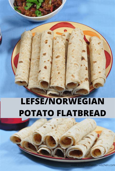 Delicious Lefse Norwegian Potato Flatbread Made With Mashed Potato