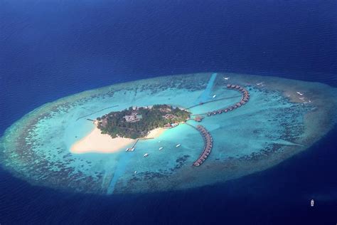 Aerial View Of Atolls Maldives Digital Art By Maurizio Rellini Fine