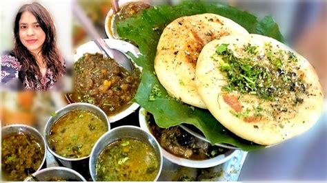 Street Food Haridwar Bhagwati Chole Bhandar India Street Food