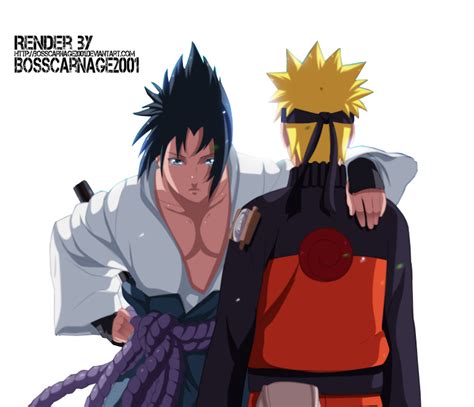 Naruto And Sasuke By Bosscarnage2001 On Deviantart