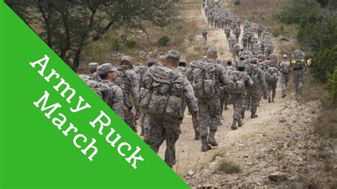 Army Ruck Marches Army Bct Youtube