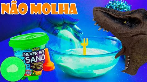 Wet sanding is meant to flatten and level out new paint, remove small runs or sags, remove surface debris that landed on the paint while it was wet. Nova Areia Mágica que NÃO MOLHA Never Wet Sand Neon - YouTube