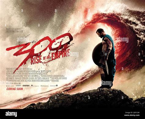 Movie Poster 300 Rise Of An Empire 2014 Stock Photo Alamy