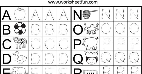 Alphabet Worksheet For 3 And 4 Year Olds / Toddler Abc Guide To Write