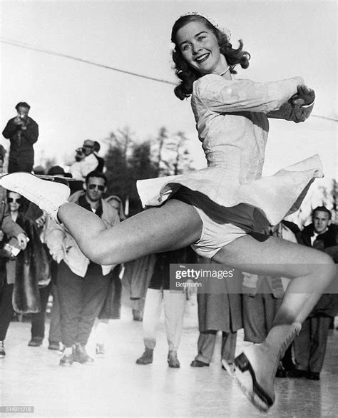 News Photo St Moritz Switzerland Barbara Ann Scott In Figure Skating Outfits