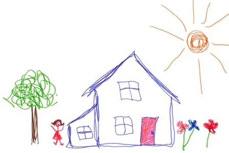 Sparky's fun house sparky pinwheel. kid drawing house | Drawing for kids, Art for kids ...