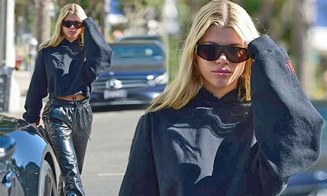 sofia richie flashes taut midriff after she and scott disick become barbie and ken for halloween