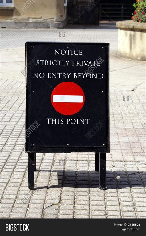 Sign No Entry Sign Image And Photo Free Trial Bigstock