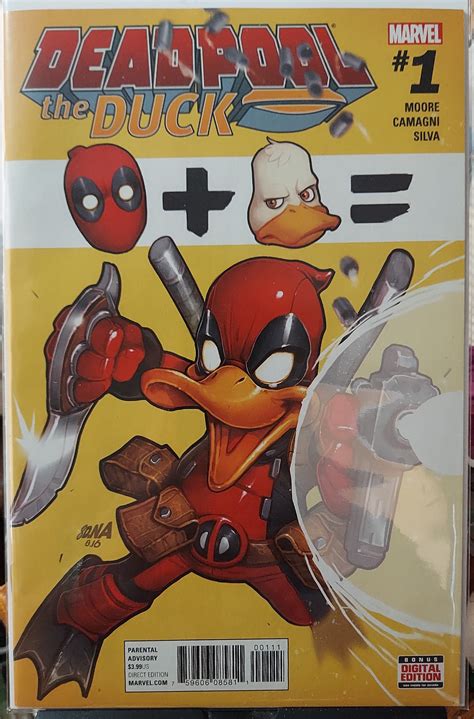 Deadpool The Duck 1 Nm David Nakayama Cover Comic Books Modern Age