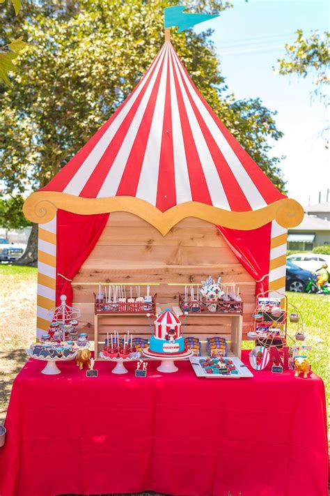 Nothing needs to match or coordinate. Circus Big Top Birthday Party | Kara's Party Ideas ...