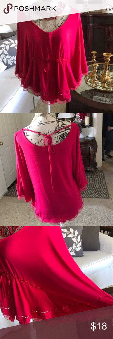 Simply Irresistible Hot Pink Lace Top Pink Lace Tops Clothes Design