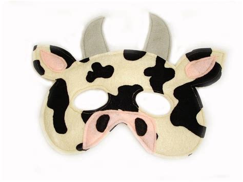 Childrens Barnyard Farm Animals Felt Super Combo Of 8 Masks Etsy