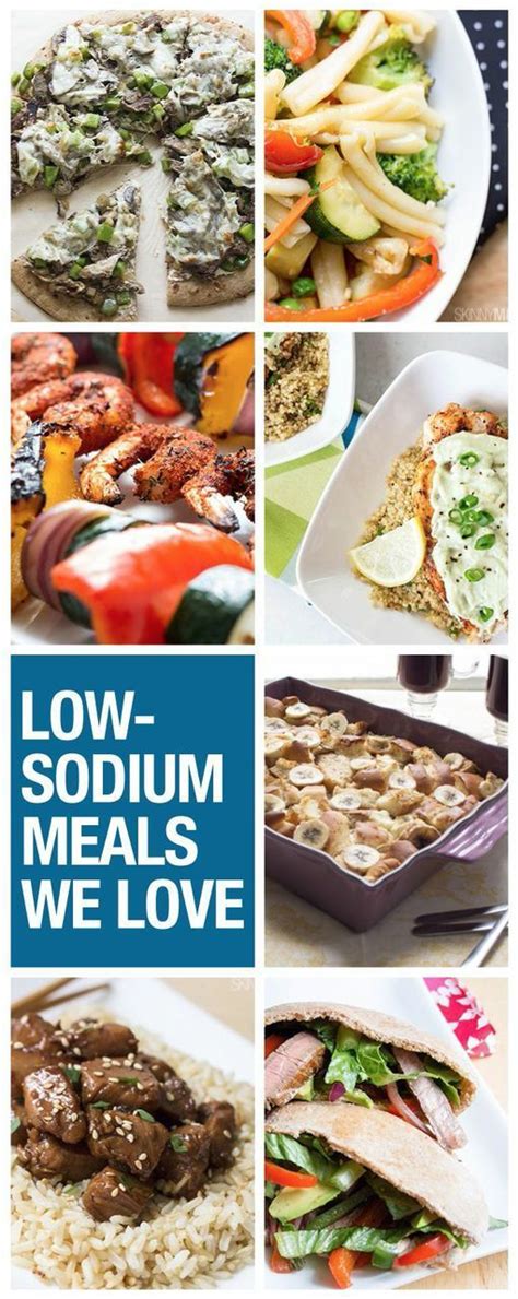It's the perfect snack to throw together after work or make in bulk as an appetizer for a dinner party. 30 Low-Sodium Meals | Sodium free recipes, Dash diet ...