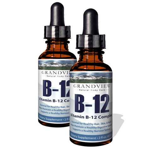 Vitamin B12 Complex Liquid Drops 2 Pack Best Way To Instantly Boost