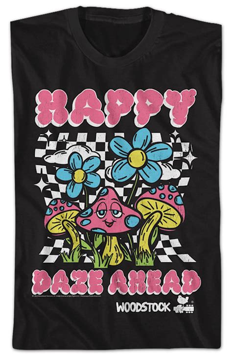 happy daze ahead woodstock t shirt