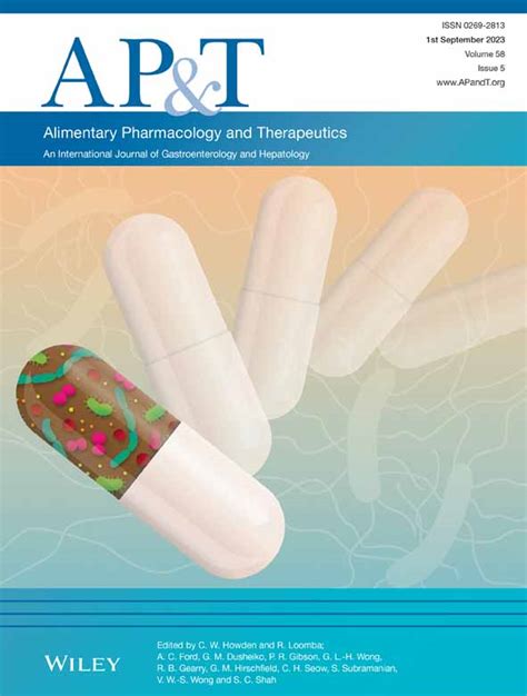 Alimentary Pharmacology And Therapeutics Pharmacology Journal Wiley